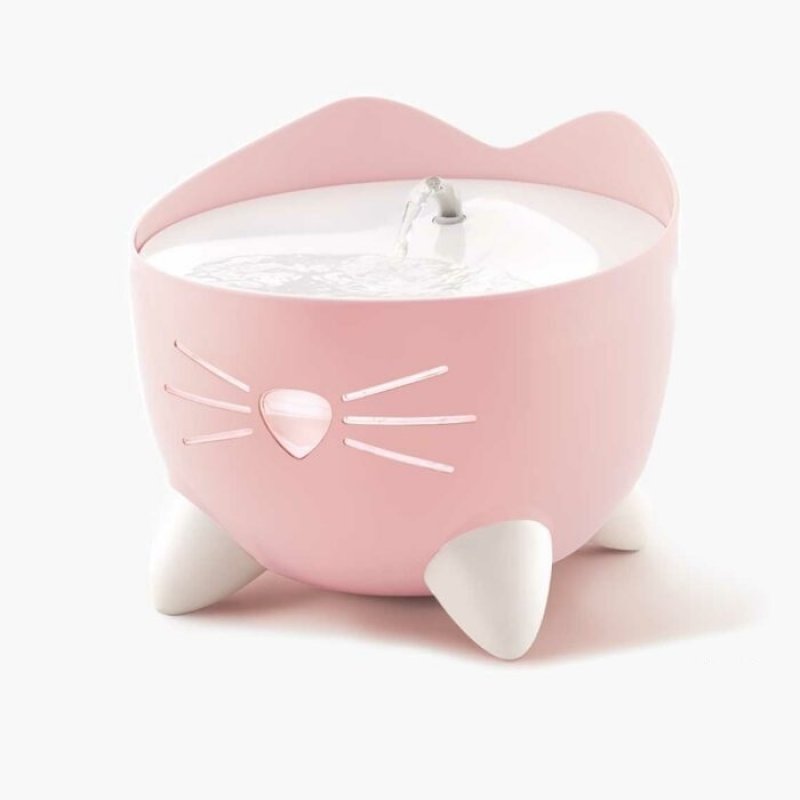 Catit PIXI gamelle et abreuvoir pour chiens et chats Chat Fontaine à eau automatique pour animaux de compagnie