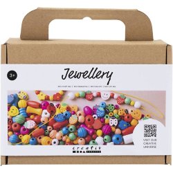 Craft Kit - Mini DIY Mix Jewellery, happy colours, 1 pk. (977547)
