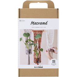 DIY Kit - Macramé, Flower hanging, 1 set (977555)