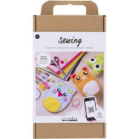 Craft Kit - Start DIY Kit Sewing, Teddy Bears, 1 pk. (977540)