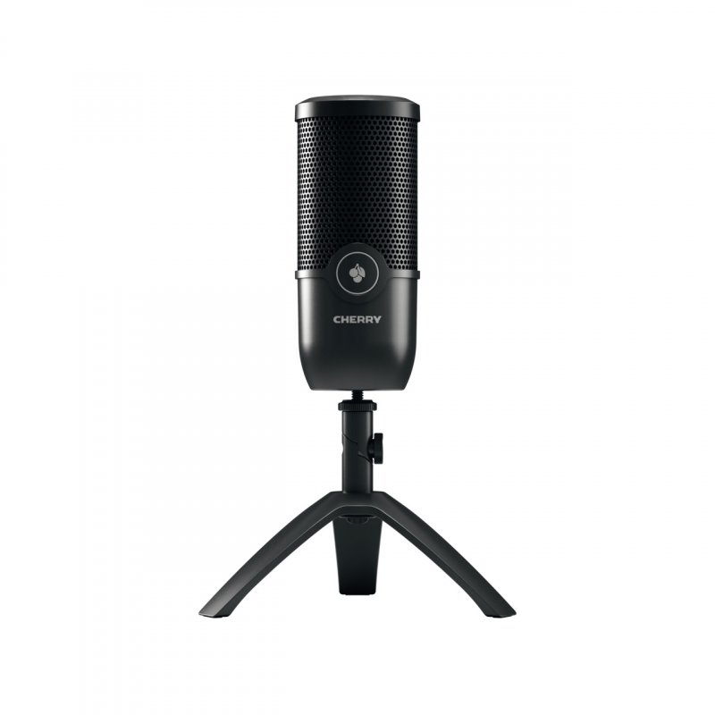 CHERRY Streaming UM 3.0 Microphone black USB-Mikrofon für Streaming und Office