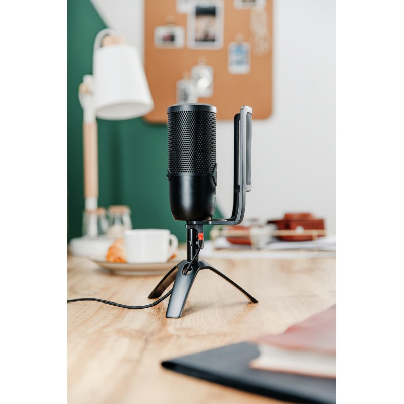 CHERRY Streaming UM POP FILTER Microphone black Schutzfilter für saubere Sprachaufnahmen