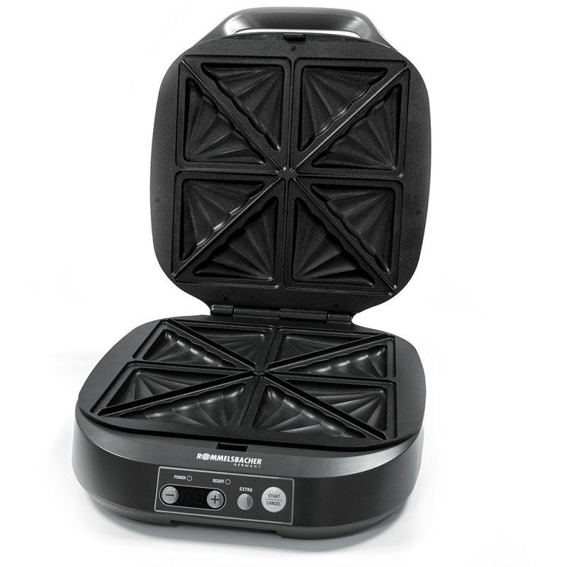 Rommelsbacher ST 1800 sandwich maker 1800 W Black