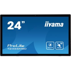 iiyama T2455MSC-B1 Signage Display Digital signage flat panel 61 cm (24") LED 400 cd/m² Full HD Black Touchscreen