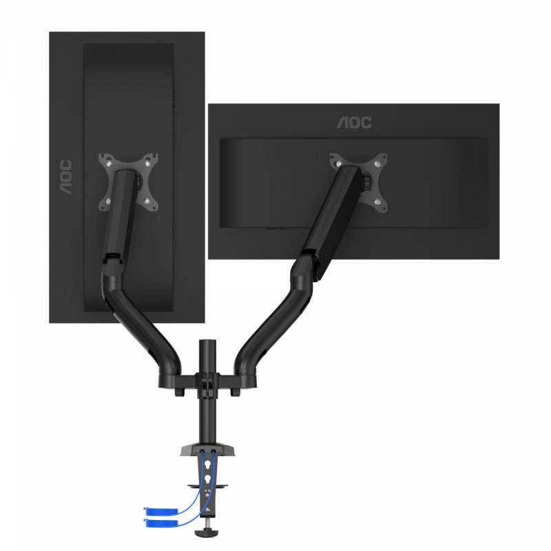 AOC AD110DX support d'écran plat pour bureau 81,3 cm (32") Noir