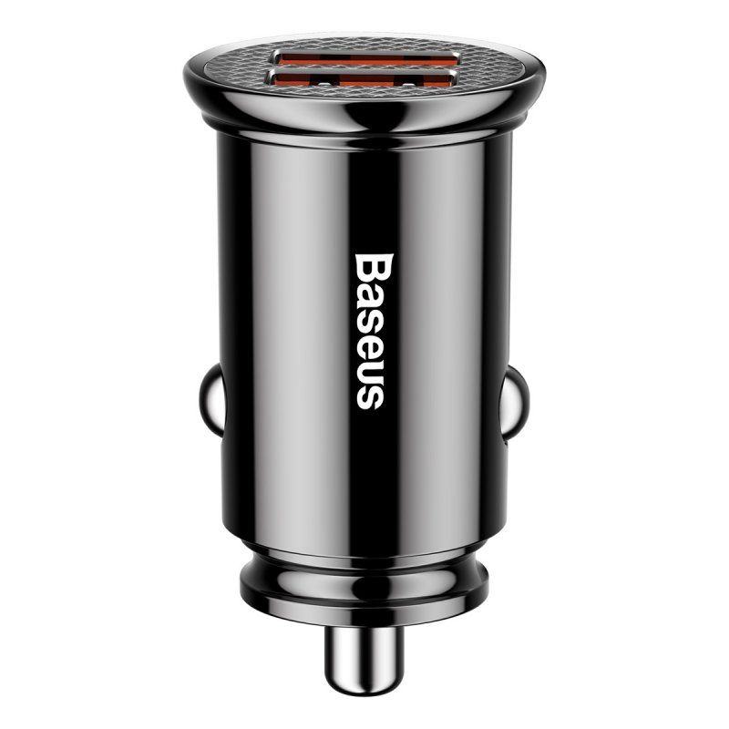 Baseus AB30BK chargeur d'appareils mobiles Universel Noir Allume-cigare Auto