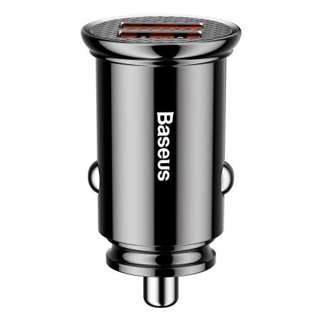 Baseus AB30BK chargeur d'appareils mobiles Universel Noir Allume-cigare Auto