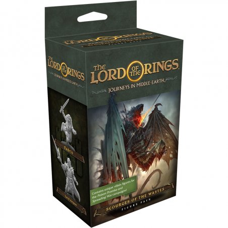 Fantasy Flight Games Lord Of The Rings Journeys In Middle-earth: Scourges Of The Wastes Figure Pack Board game expansion