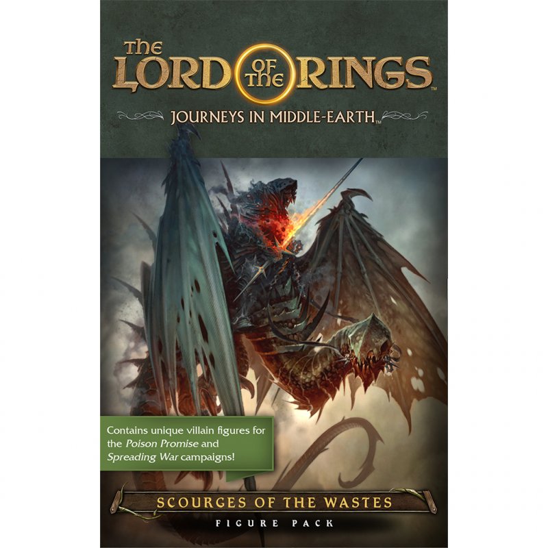 Fantasy Flight Games Lord Of The Rings Journeys In Middle-earth: Scourges Of The Wastes Figure Pack Board game expansion