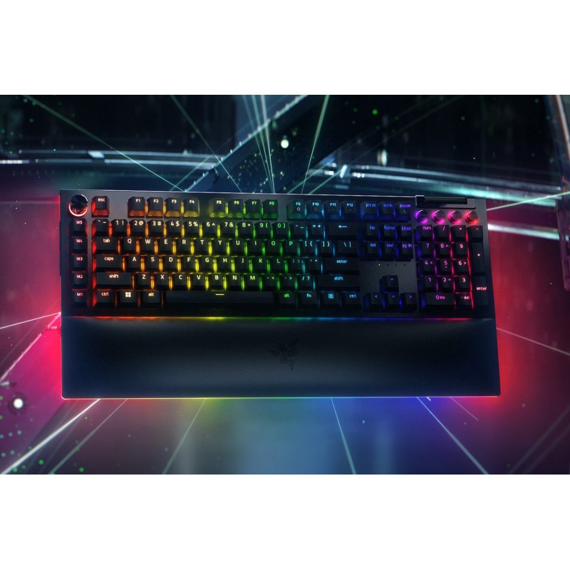 Razer BlackWidow V4 Pro keyboard USB QWERTZ German Black