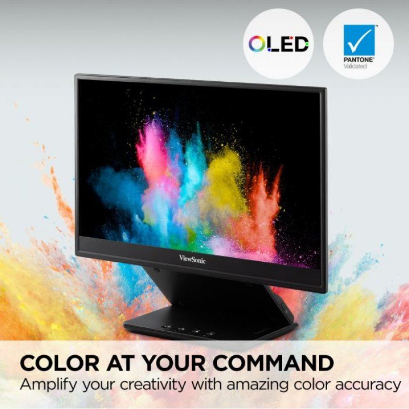 Viewsonic VP Series VP16-OLED écran plat de PC 40,6 cm (16") 1920 x 1080 pixels Full HD Écran tactile Noir