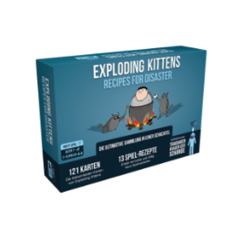 Asmodee Exploding Kittens: Recipes for Disaster 15 min Card Game Party