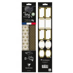 Claire Fontaine - Gift Wrapping Set - Tiny Rolls 5m x 35 cm - Gold