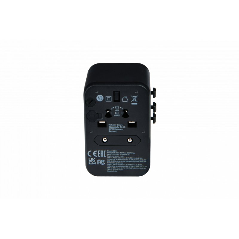 Verbatim 49546 power plug adapter Universal