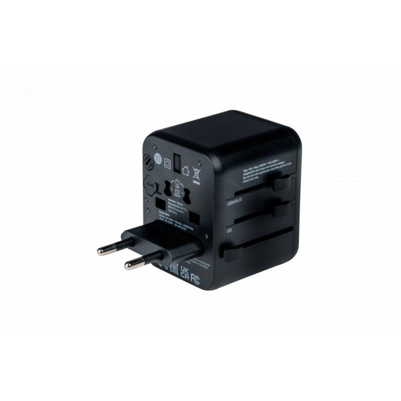Verbatim 49544 adaptateur prise d'alimentation Universel Noir