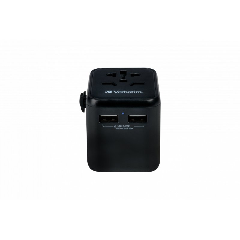 Verbatim 49543 power plug adapter Universal Black