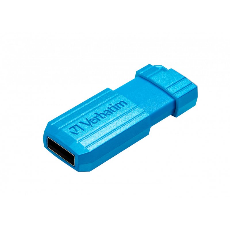 Verbatim PinStripe - USB Drive 32 GB - Caribbean Bluee