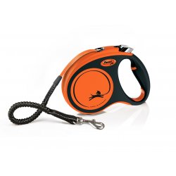 Flexi Xtreme 5 m Black, Orange Dog