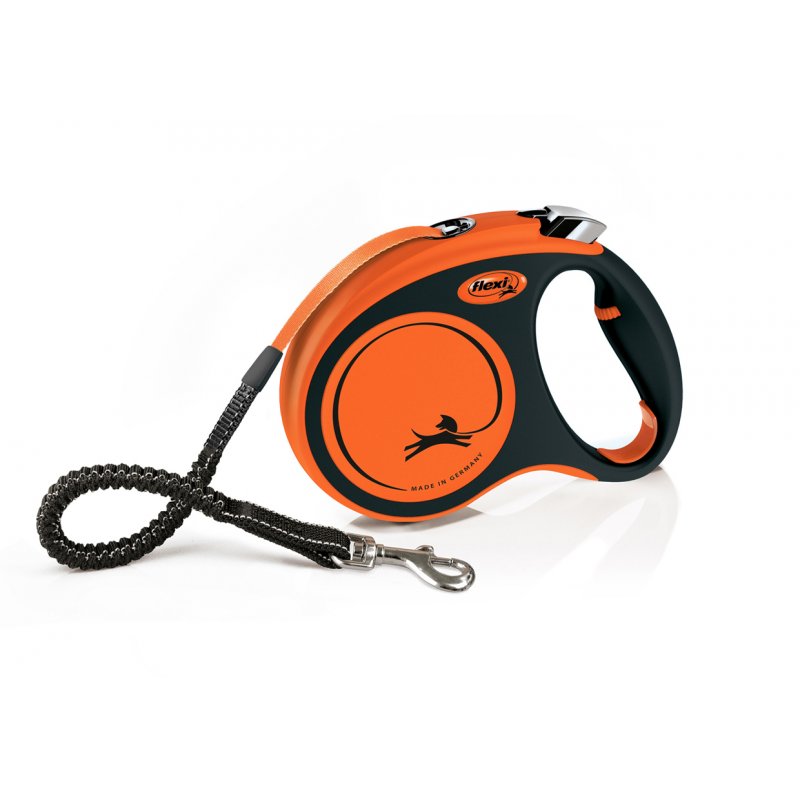 Flexi Xtreme 5 m Black, Orange Dog