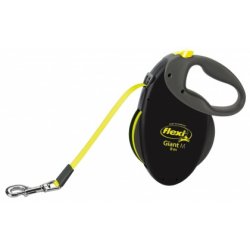 FLEXI - Leash Giant M 8M Tape Black/Neon Yellow Max 25Kg - (600.7780)