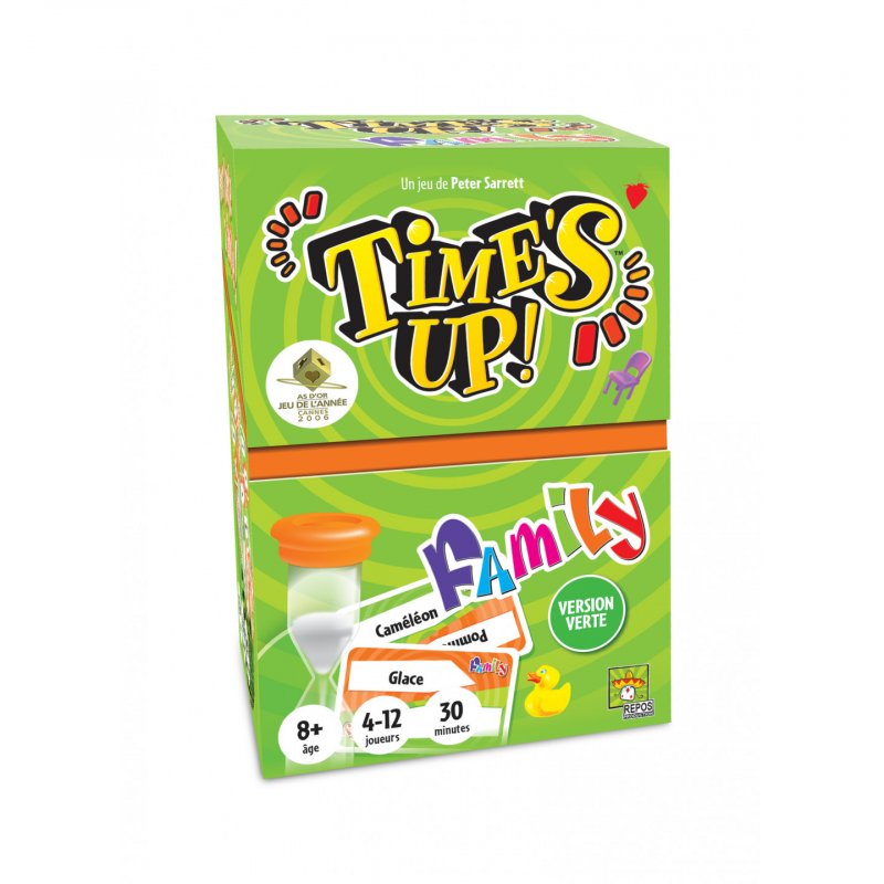 Repos Production Time’s Up Family Board game