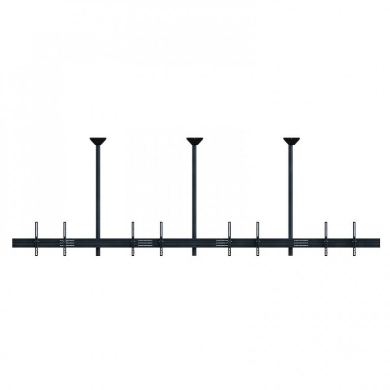 Hagor 3314 monitor mount / stand 165.1 cm (65") Black Ceiling