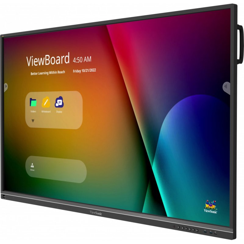 Viewsonic IFP6550-5 interactive whiteboard 165.1 cm (65") 3840 x 2160 pixels Touchscreen Black HDMI