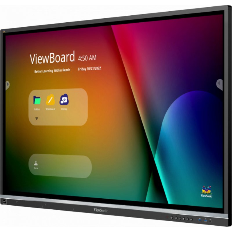 Viewsonic IFP5550-5 interactive whiteboard 139.7 cm (55") 3840 x 2160 pixels Touchscreen Black HDMI