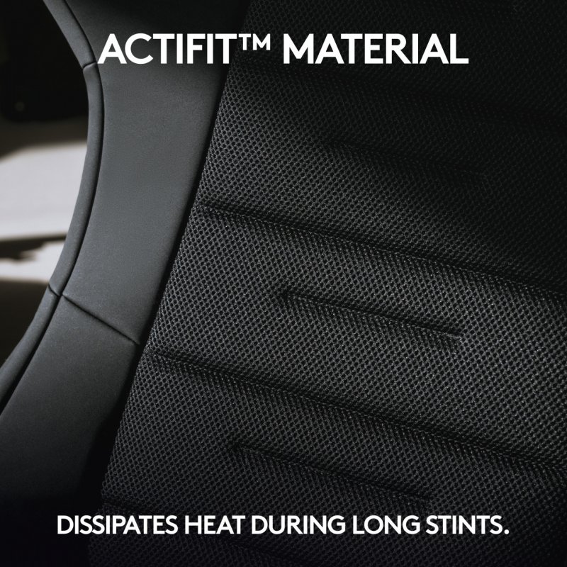 Playseat Trophy Logitech G Edition Siège de jeu universel Chaise avec assise rembourrée Noir