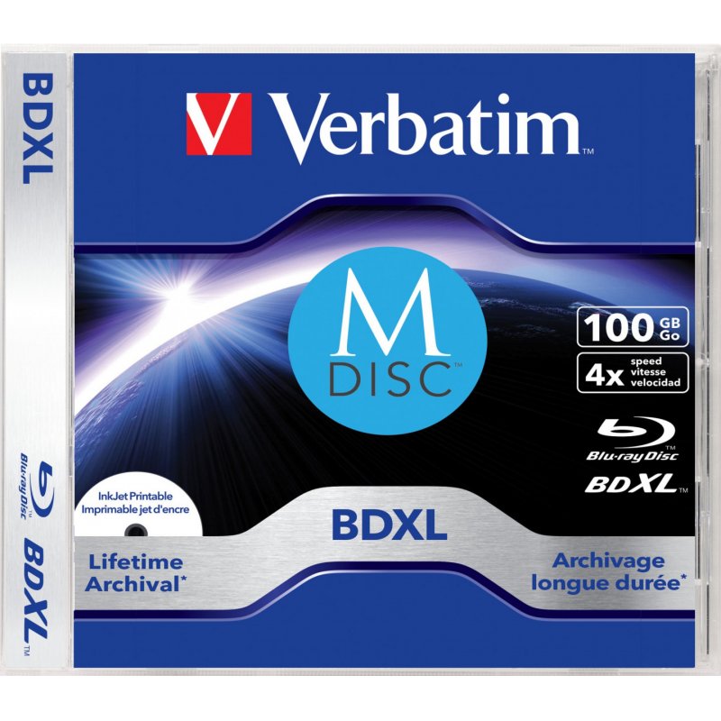VERBATIM BLU-RAY BD-R 100GB 4X JC5