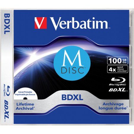 Verbatim MDISC Lifetime archival BDXL 100GB - Single Disc