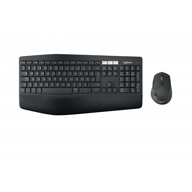 Logitech MK850 Performance Wireless Keyboard and Mouse Combo clavier Souris incluse RF sans fil + Bluetooth QWERTZ Suiss