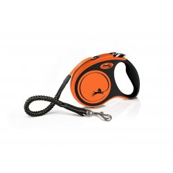 Flexi Xtreme 5 m Black, Orange Dog