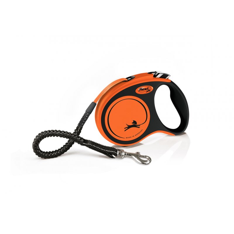 FLEXI - Leash Xtreme S Tape 5M Black/Orange Max 20Kg - (600.8400)