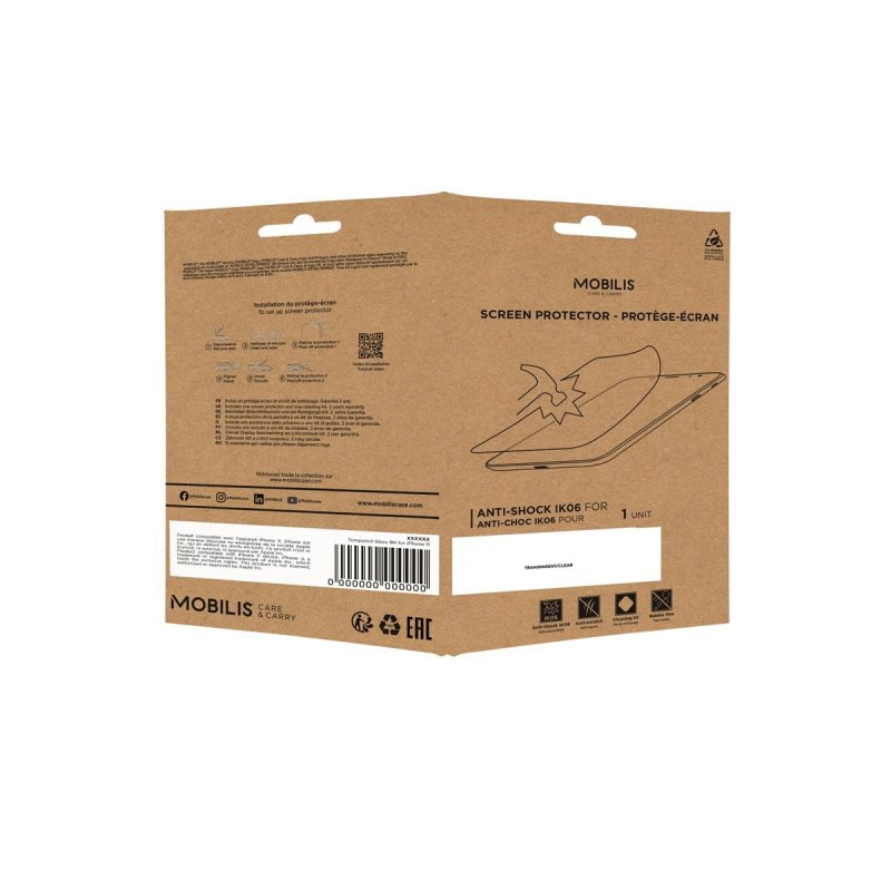 SCREEN PROTECTOR ANTI-SHOCK IK06 CLEAR ZEBRA ET51/ET56 10.1