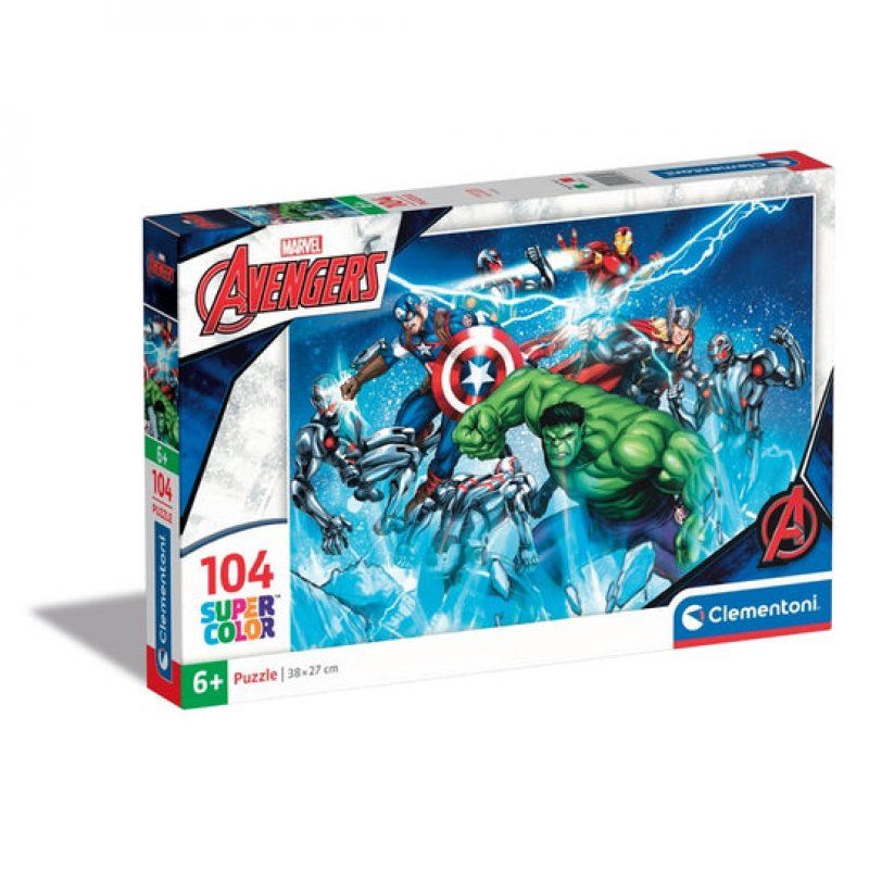 Clementoni Marvel Avengers Jeu de puzzle 104 pièce(s) Bandes dessinées