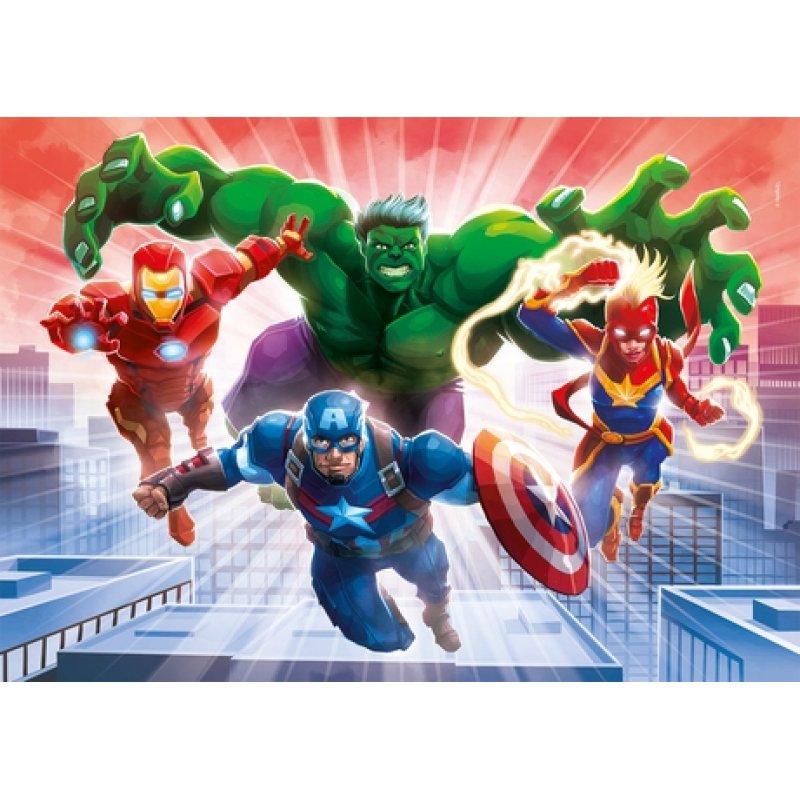 Clementoni Marvel Avengers Contour pour puzzle 104 pièce(s) Art