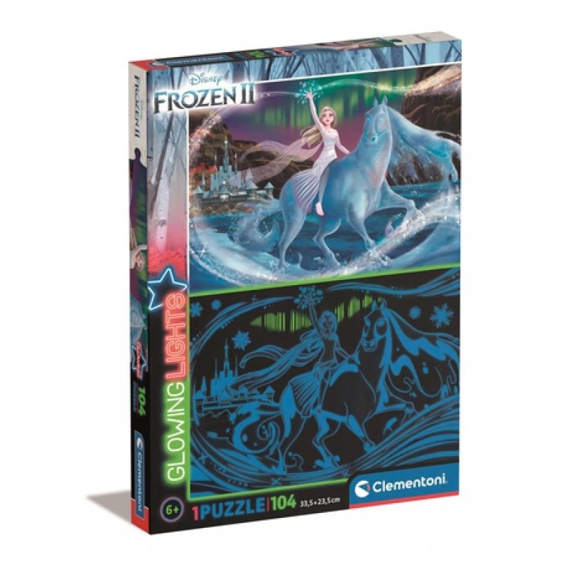DISNEY - La Reine des Neiges 2 - Puzzle Glow In The Dark 104P