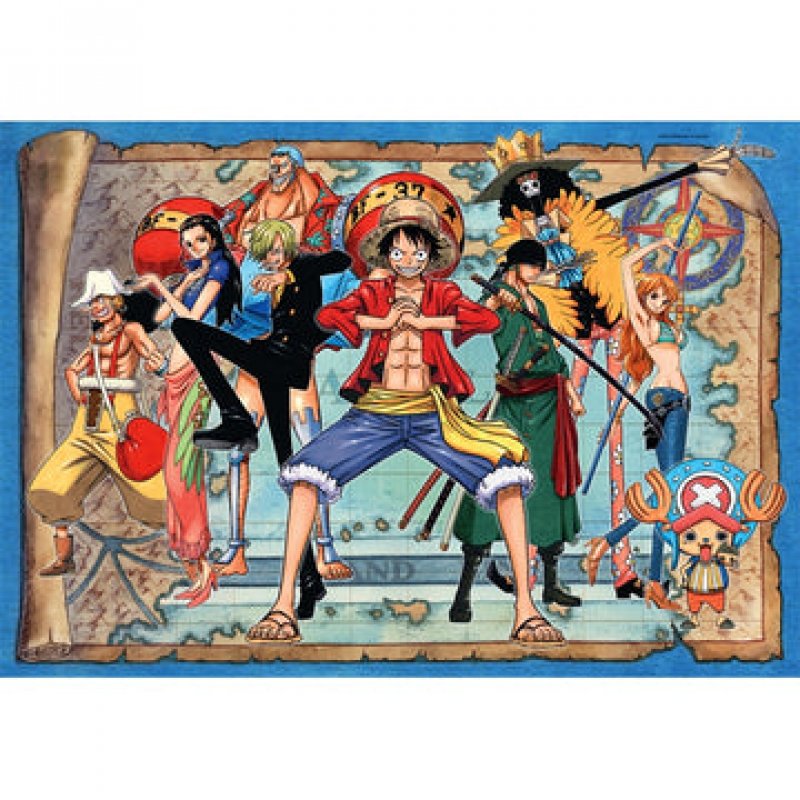 ONE PIECE - Equipage du Chapeau de Paille - Puzzle Cube 500P
