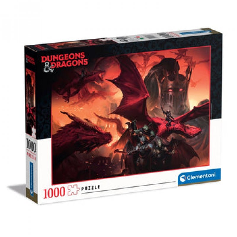Clementoni Dungeons & Dragons Jigsaw puzzle 1000 pc(s) Dinosaurs