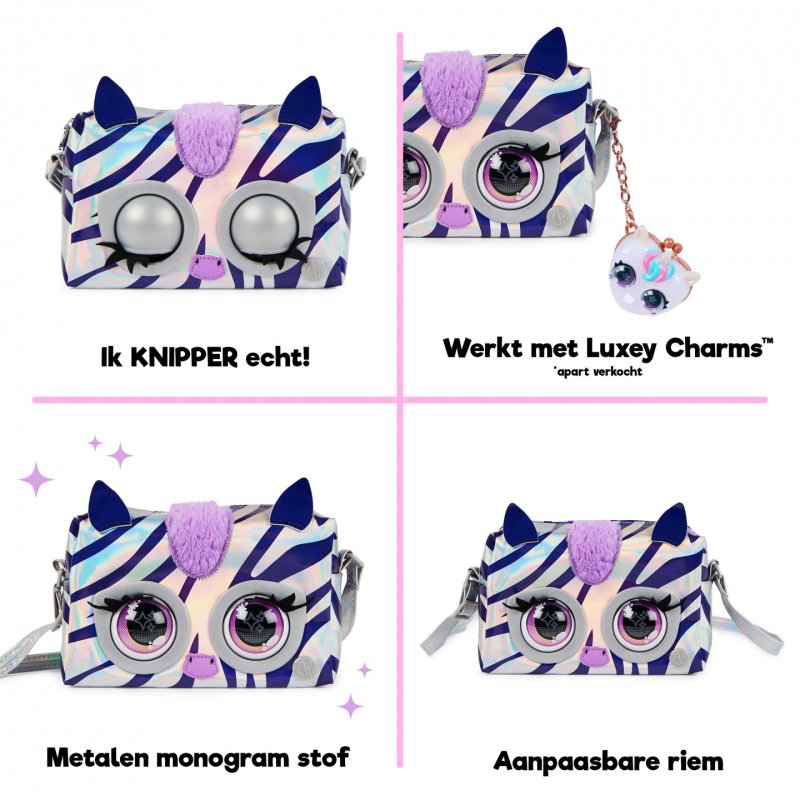 Purse Pets - Metallic Magic - Zebra (6066464)
