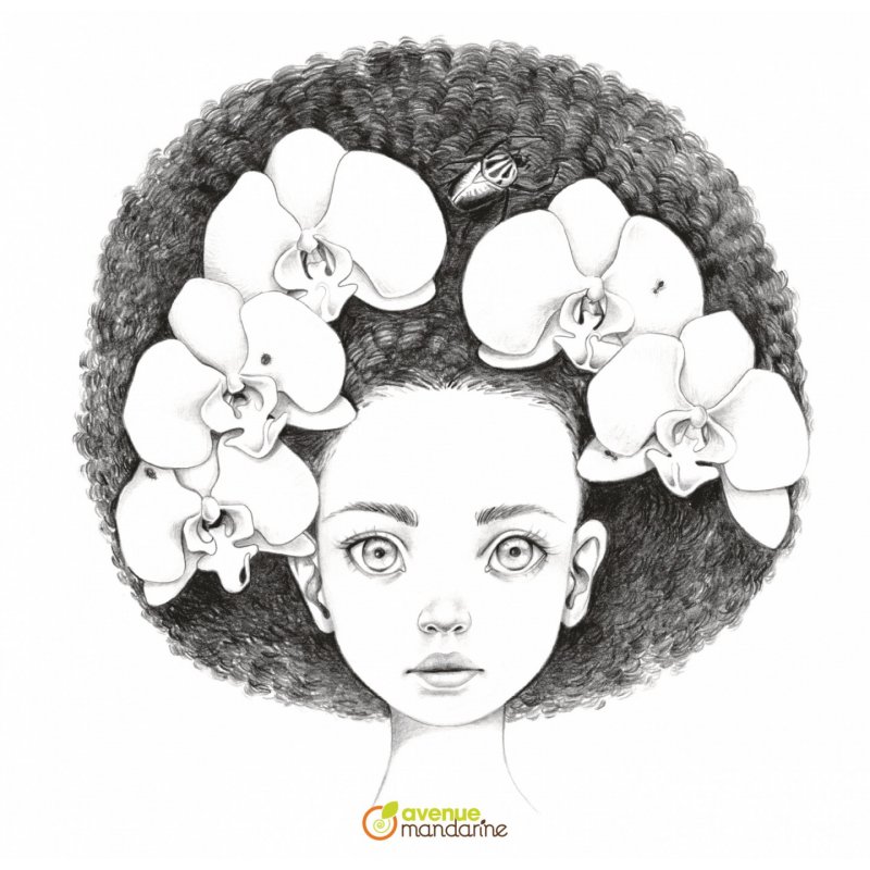 Avenu Mandarine - Emmanuelle Colin - Colouring book Wild 3