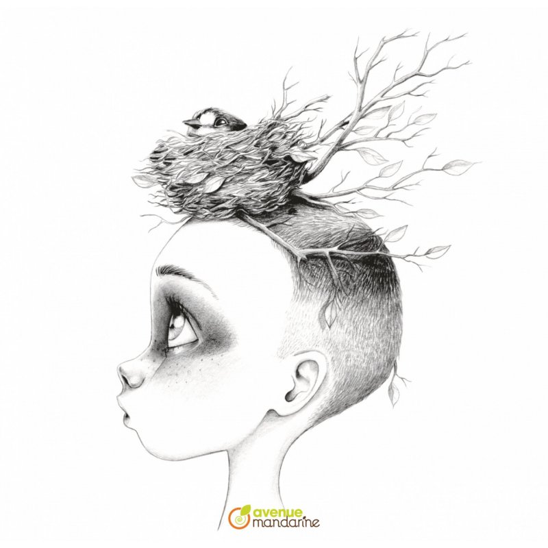 Avenu Mandarine - Emmanuelle Colin - Colouring book Wild 3