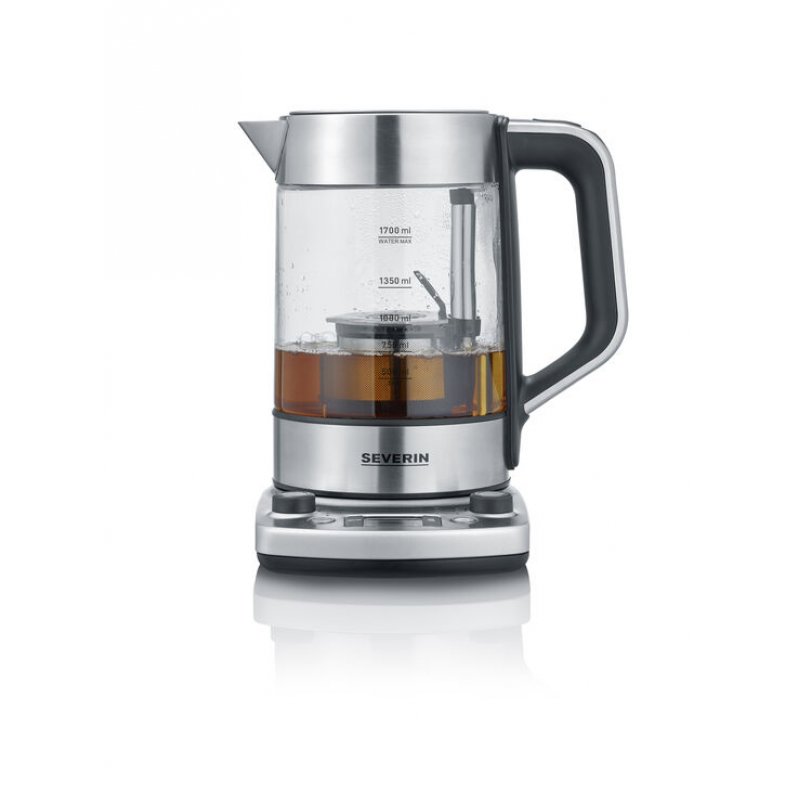 Severin WK 3422 electric kettle 1.7 L 3000 W Stainless steel