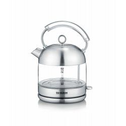 Severin WK 3459 electric kettle 1.7 L 2400 W Stainless steel