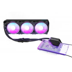 Alphacool Eiswolf 2 AIO Carte graphique Refroidisseur de liquide tout-en-un 12 cm Noir, Transparent 1 pièce(s)