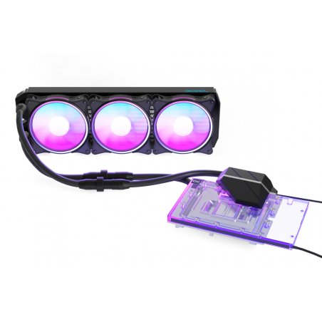 Alphacool Eiswolf 2 AIO Carte graphique Refroidisseur de liquide tout-en-un 12 cm Noir, Transparent 1 pièce(s)