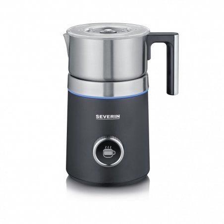 Severin Spuma 700 Plus Mousseur à lait automatique Noir, Acier inoxydable