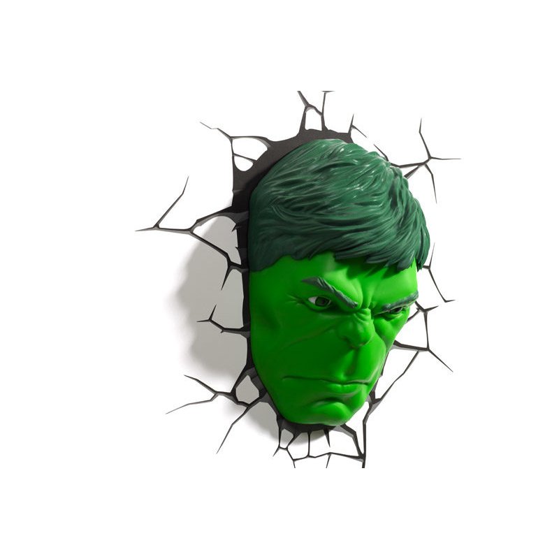 MARVEL - Lampe Decorative 3D - HULK FACE