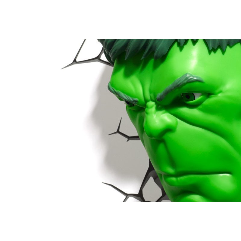 MARVEL - Lampe Decorative 3D - HULK FACE